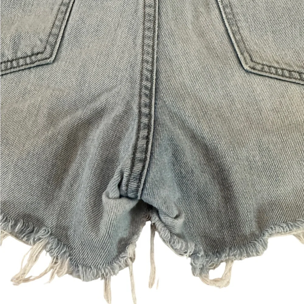 Madewell The Perfect Summer Jean Fringe Shorts Size 26 - Picture 13 of 17